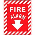 National Marker Co Fire Safety Sign - Fire Alarm - Vinyl FAPSEP